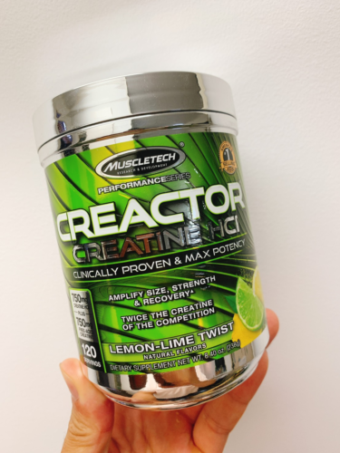 【商品レビュー】クレアチン -MUSCLETECH CREACTOR-